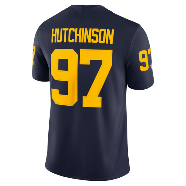 Aidan Hutchinson Michigan Wolverines Jordan Brand Alumni Game Jersey - Navy