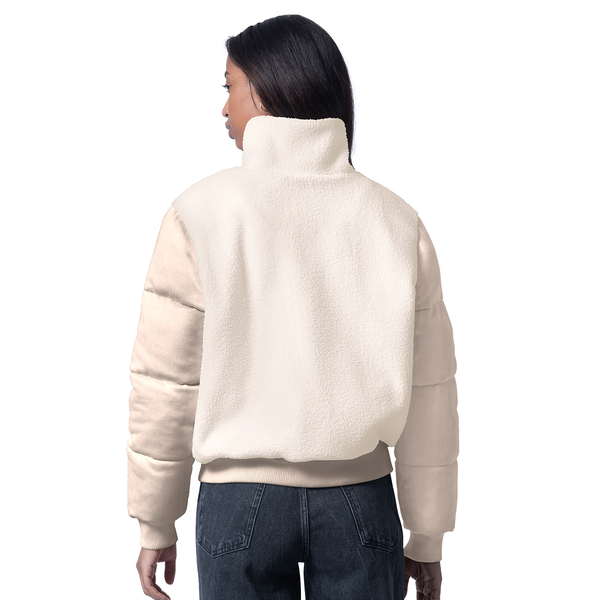 Detroit Lions G-III 4Her Women's Cheerleader Sherpa Full-Zip Jacket - Cream