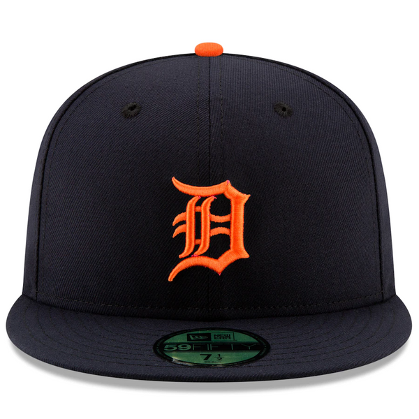 New Era Detroit Tigers Navy Home 39Thirty Classic Diamond Era Flex Fit Hat  - Gameday Detroit