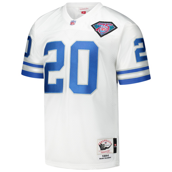 Barry Sanders Detroit Lions Mitchell & Ness 1994 Authentic Jersey - White Barry Sanders Detroit Lions Mitchell & Ness 1994 Authentic Jersey - White