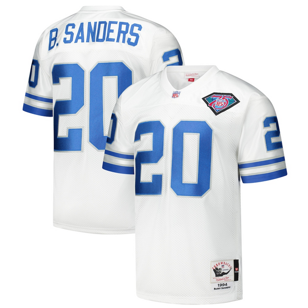 Barry Sanders Detroit Lions Mitchell & Ness 1994 Authentic Jersey - White Barry Sanders Detroit Lions Mitchell & Ness 1994 Authentic Jersey - White