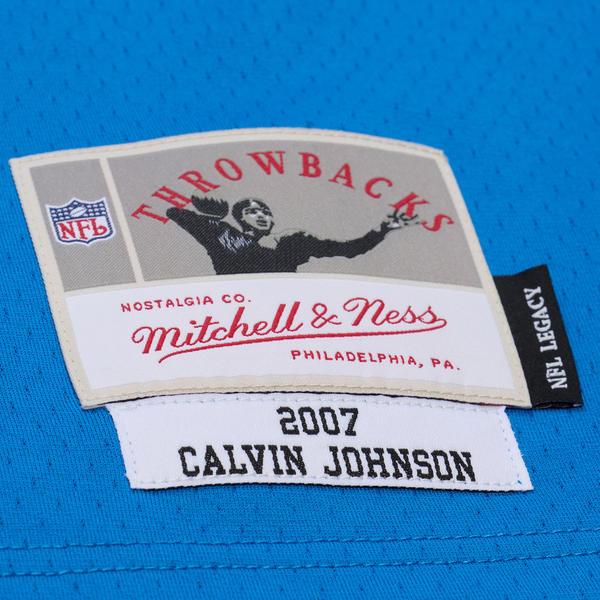 Calvin Johnson Detroit Lions Mitchell & Ness 2007 Replica Jersey - Blue Calvin Johnson Detroit Lions Mitchell & Ness 2007 Replica Jersey - Blue