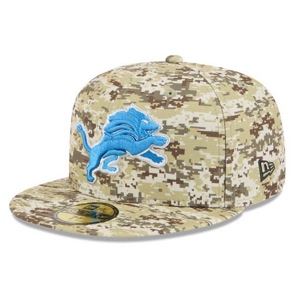 Detroit Lions New Era 2025 Salute to Service 59FIFTY Fitted Hat - Camo Detroit Lions New Era 2025 Salute to Service 59FIFTY Fitted Hat - Camo