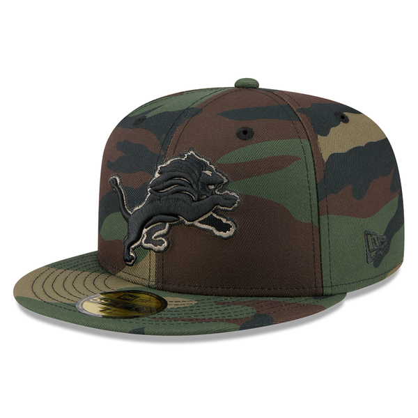 Detroit Lions New Era 2025 Salute to Service 59FIFTY Fitted Hat - Woodland Camo Detroit Lions New Era 2025 Salute to Service 59FIFTY Fitted Hat - Woodland Camo