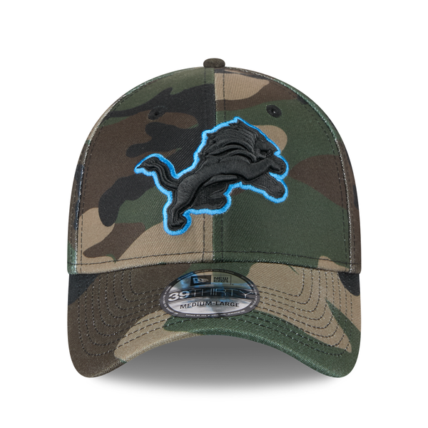 Detroit Lions New Era 2025 Salute to Service 39THIRTY Flex Hat - Woodland Camo Detroit Lions New Era 2025 Salute to Service 39THIRTY Flex Hat - Woodland Camo