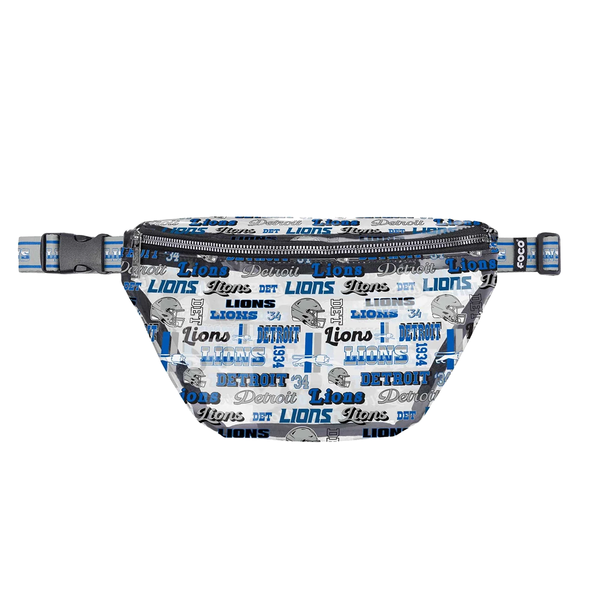 Detroit Lions Retro Clear Fanny Pack