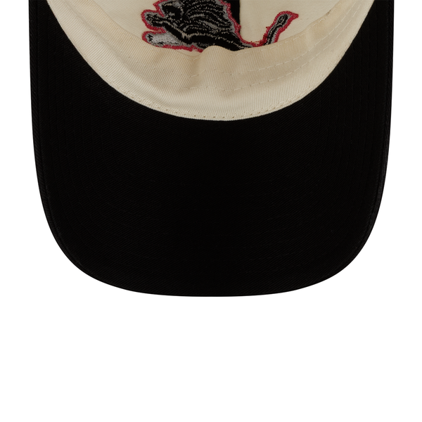 Detroit Lions New Era Women's 2Tone Casual Classic Adjustable Hat - Chrome/Black