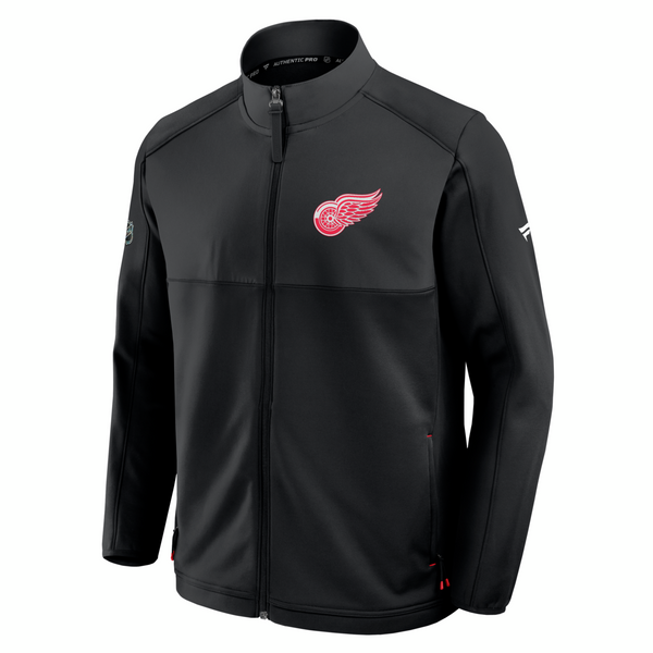 Detroit Red Wings Fanatics Authentic Pro Rink Full-Zip Jacket - Black Detroit Red Wings Fanatics Authentic Pro Rink Full-Zip Jacket - Black