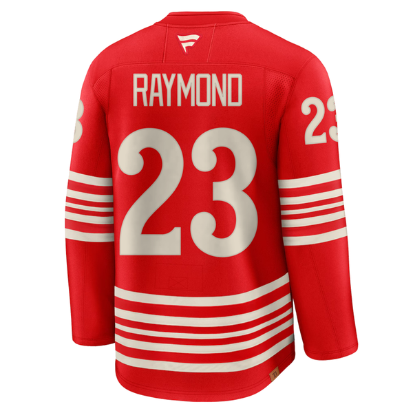 Lucas Raymond Detroit Red Wings Fanatics Centennial Premium Replica Jersey - Red