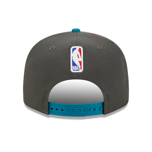 Detroit Pistons New Era 2025 City Edition 9FIFTY Snapback Hat - Charcoal