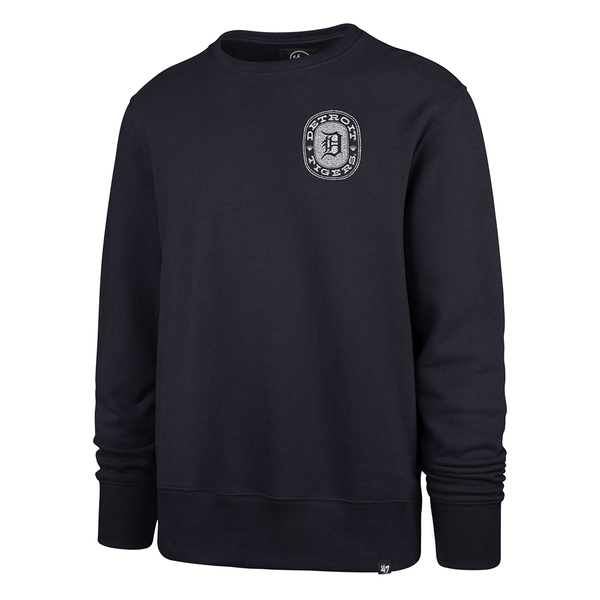 Detroit Tigers '47 Back Canyon Headline Pullover Sweatshirt - Navy