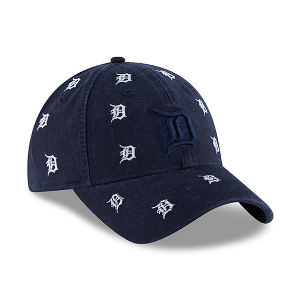 Detroit Tigers New Era Youth Bloom 9TWENTY Adjustable Hat - Navy