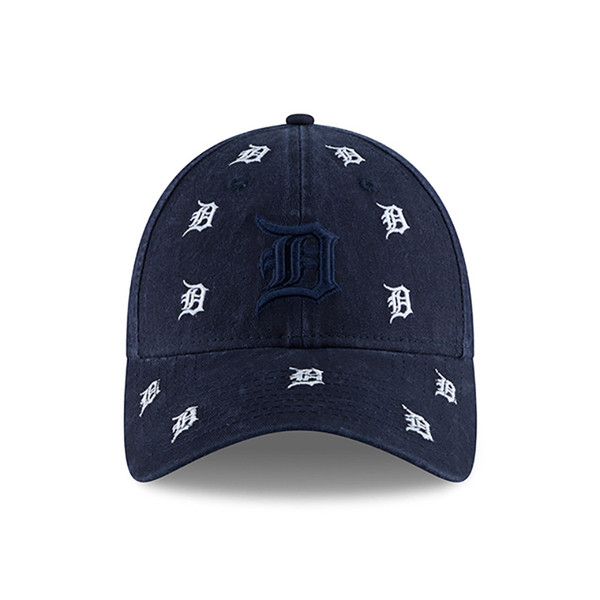 New Era Detroit Tigers Kid's Navy 9Twenty Jr. Logo Scatter Adjustable Hat