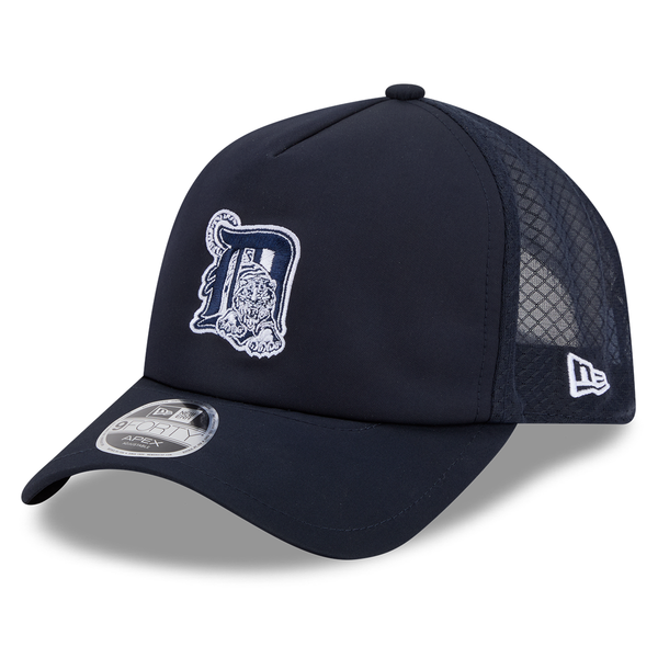 Detroit Tigers New Era 2026 Batting Practice Cooperstown Collection Apex 9FORTY Adjustable Hat - Navy