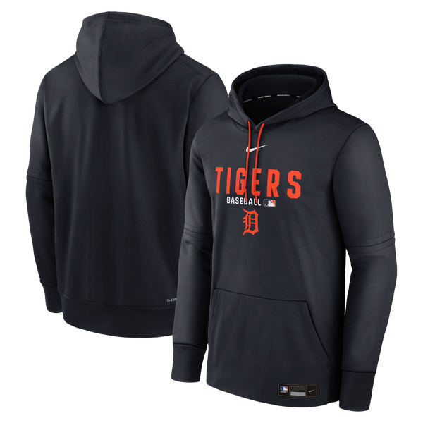 Detroit Tigers Nike 2026 Authentic Collection Therma-FIT Hoodie - Navy