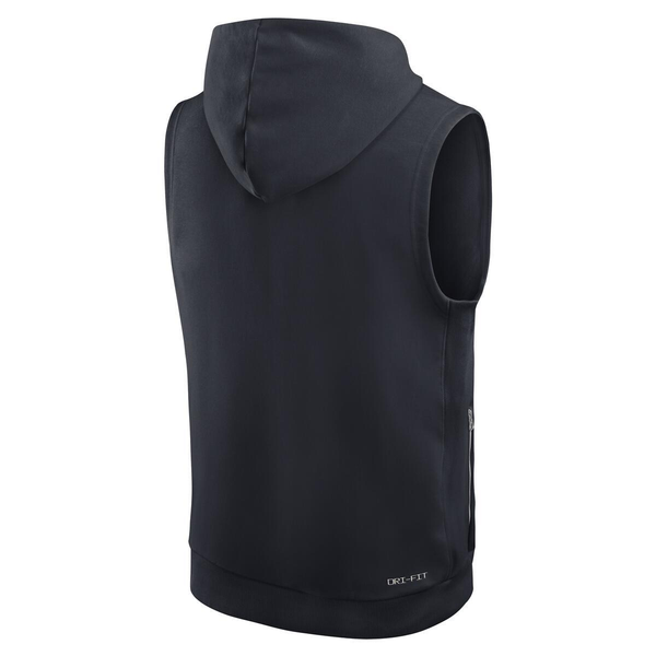 Detroit Tigers Nike 2026 Authentic Collection Dri-FIT Sleeveless Hoodie - Navy
