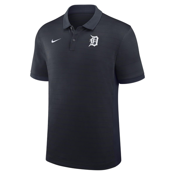 Detroit Tigers Nike 2026 Authentic Collection Victory Striped Performance Polo - Navy