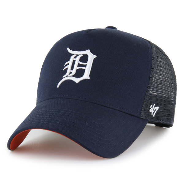 Detroit Tigers '47 Home Ballpark Mesh Offside Adjustable Hat - Navy
