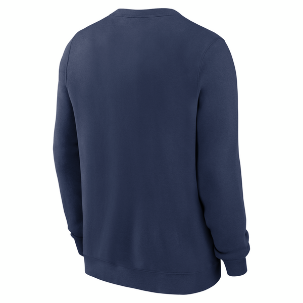 Detroit Tigers Nike Primetime Wordmark Sweatshirt - Navy