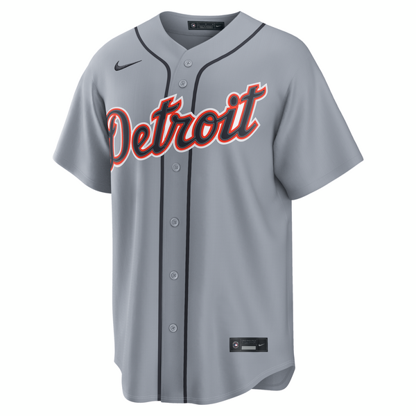 Riley Greene Detroit Tigers Nike Road Replica Jersey - Gray