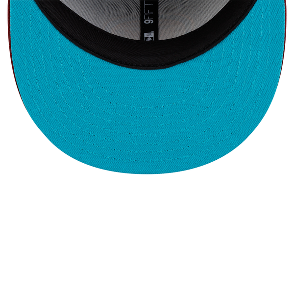 Detroit Pistons New Era Throwback 9FIFTY Snapback Hat - Black