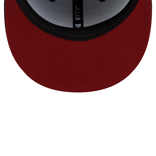 Detroit Pistons New Era Throwback 9FIFTY Snapback Hat - Black