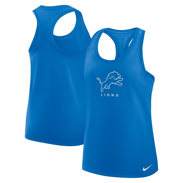 Detroit Lions Nike Women's Hurry Up Racerback Tank Top - Blue