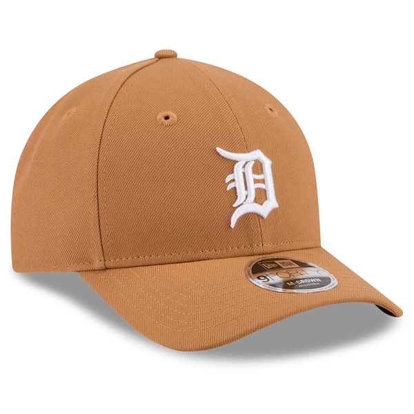 Detroit Tigers New Era M-Crown 9FORTY Adjustable Hat- Light Bronze