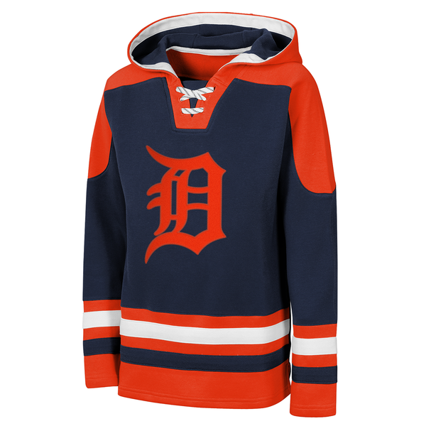 Detroit Tigers Outerstuff Preschool Ageless Must Have Pullover Hoodie - Navy