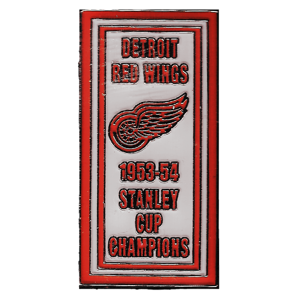 Detroit Red Wings Aminco 1953-54 Stanley Cup Banner Collector Pin