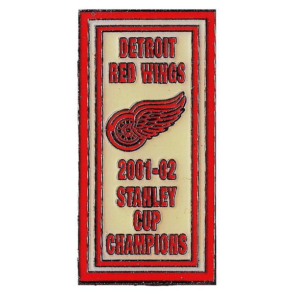 Detroit Red Wings Aminco 2001-02 Stanley Cup Banner Collector Pin