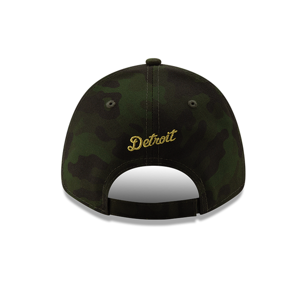 Detroit Tigers MLB 2022 Armed Forces Camo 9FIFTY Snapback Cap