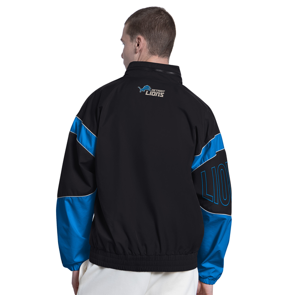 Detroit Lions Starter The Gust Full-Zip Jacket - Black