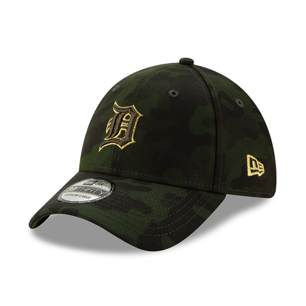 Detroit Tigers New Era Camo 2022 Armed Forces Day 39THIRTY Flex Hat