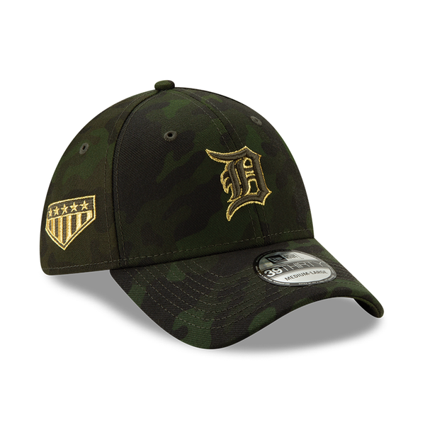 New Era Detroit Tigers Camo 39Thirty Armed Forces Day Flex Hat