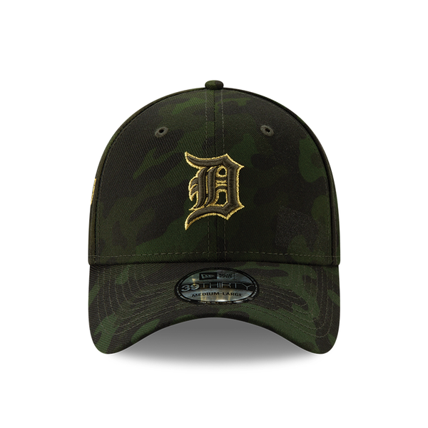 Detroit Tigers New Era Camo 2022 Armed Forces Day 39THIRTY Flex Hat