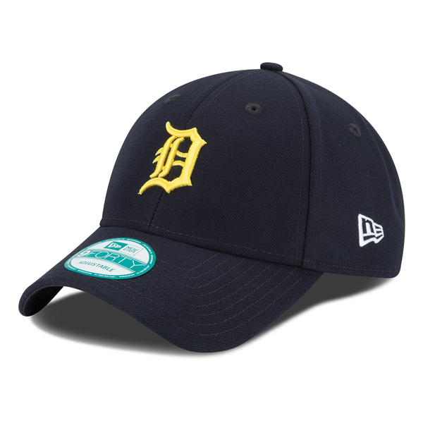 Detroit Tigers x Michigan Wolverines New Era Co-Branded 9FIFTY Snapback Hat - Yellow/Navy Adjustable