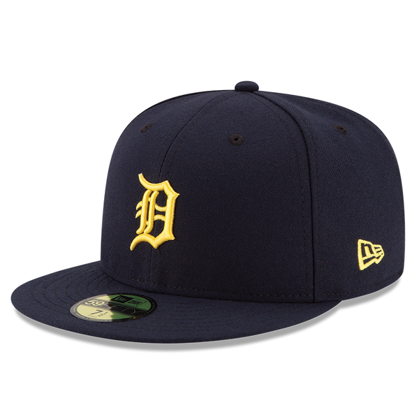 Detroit Tigers x Michigan Wolverines New Era Co-Branded 9FIFTY Snapback Hat - Yellow/Navy Adjustable
