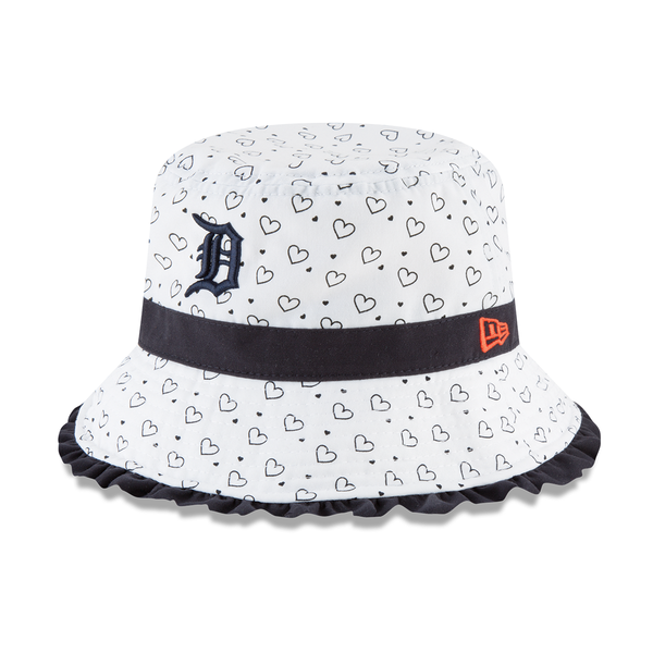 New Era Detroit Tigers Kid's Navy Frill Bucket Hat