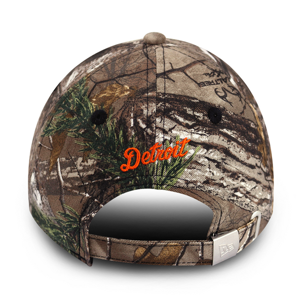 Women's New Era Orange Detroit Tigers Floral 9TWENTY Adjustable Hat