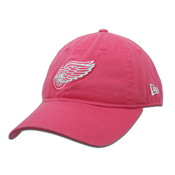 New Era Detroit Red Wings Women’s Blush Pink 9Twenty Essential Fashion Adjustable Hat