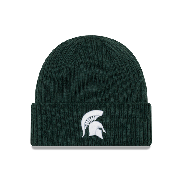 New Era Michigan State Spartans Green Core Classic Cuffed Knit Hat