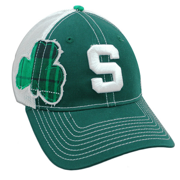 New Era Michigan State Spartans Green 39Thirty Ceili Flex Hat