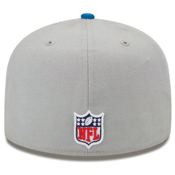 New Era Detroit Lions Gray 59Fifty On-Field Performance Fitted Hat