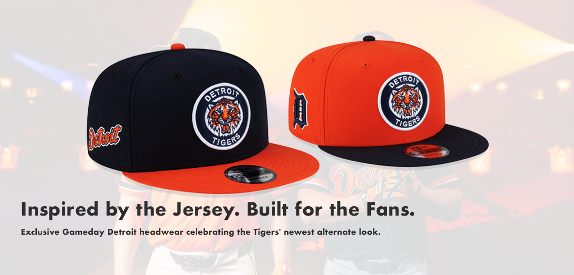 Detroit Tigers Alternate Collection exclusively at Gameday Detroit