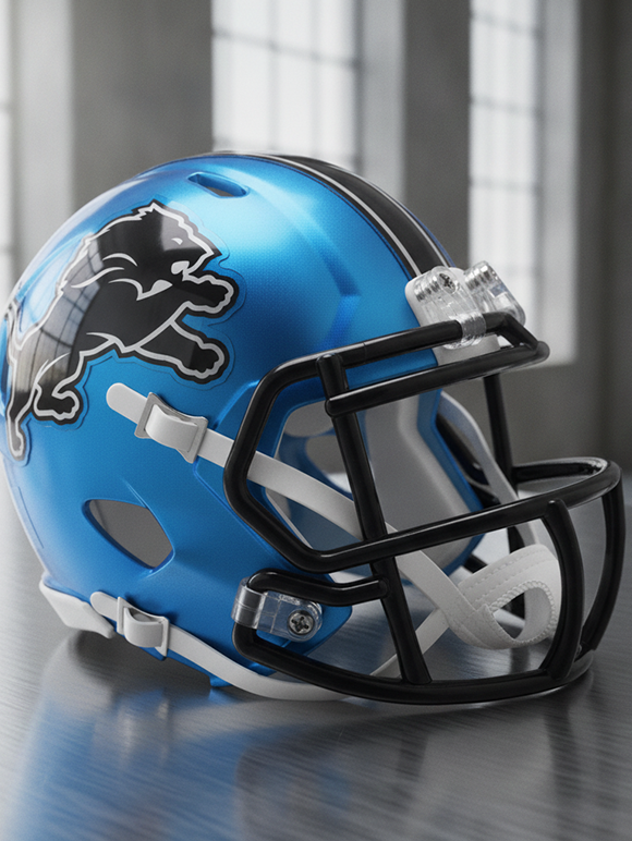 Detroit Lions Helmets