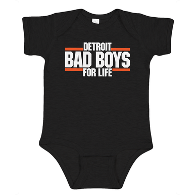 Motor City Bad Boys Black Infant Detroit Bad Boys For Life Onesie