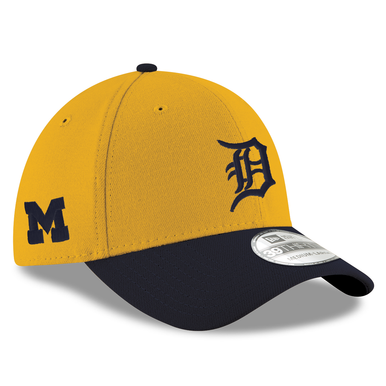 Detroit Tigers x Michigan Wolverines New Era 2Tone 39Thirty Co