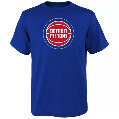 Detroit Image Ico Detroit Pistons Outerstuff Youth Logo T-Shirt - Royal