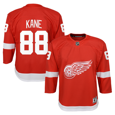 カニエ着用　detroit red wings シャナハン　ユニフォームレプリカ Patrick Kane Detroit Red Wings Youth Home Replica Jersey - Red